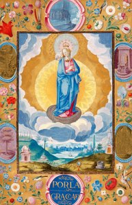 Immacolata Concezione nel documento esecutivo di cavalleria di Arias Pardo de Cela da Diego Gómez